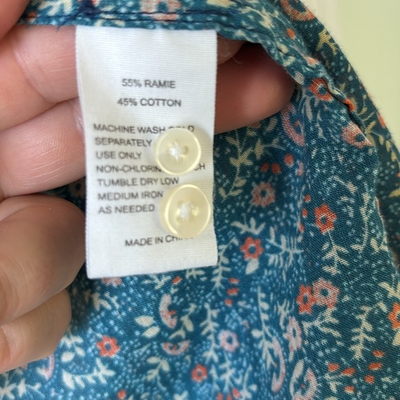 Trovata Birds of Paradise Floral Shirt XS - Picture 6 of 7